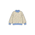 8.27 Preorder Kids Girls Camo Blue Crewneck  Sweatshirt Top
