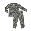 8.28 Preorder Toddler Boys Camo Dinosaue Long Sleeve Pajama Set
