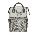 8.3 BA0403 Preorder Dog Camo Hunting Print Adult Baby Diaper Bags