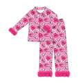 8.3  Preorder Daddy's Girl Pink Checkered Heart Pajama Set