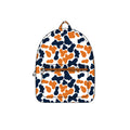 8.5 BA0408 Preorder Teams Orange Navy Camo Print Kids Backpack