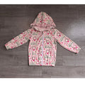 8.6 GT1822 Preorder Tree Bows Pink Checkered Print Girls Christmas Long Sleeve Jackets Top