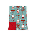 8.8 BL0294 Preorder Christmas Santa Bow Blanket