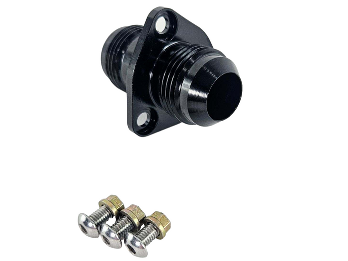 -8AN Flanged Bolt in Pass Thru Bulkhead Fitting by Fluidworks-Fluidworks-Motion Raceworks