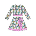 9.5 Preorder Baby Girls Hallween Ghost Leoaprd Long Sleeve Actice Outfit