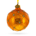 Artisan Blown & Hand-Painted 1897 Coronation Royal Gold German Glass Ornament — 3.25 Inches
