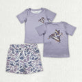 Baby Boys Duck Shirt Top Grey Camo Shorts Outfits Clothes Sets