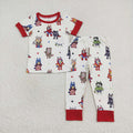 Baby Boys Sibling Dogs Hero Tops Pants Pajamas Romper
