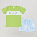 Baby Girls Golf Summer Sibling Rompers Dresses Outfits Clothes Sets