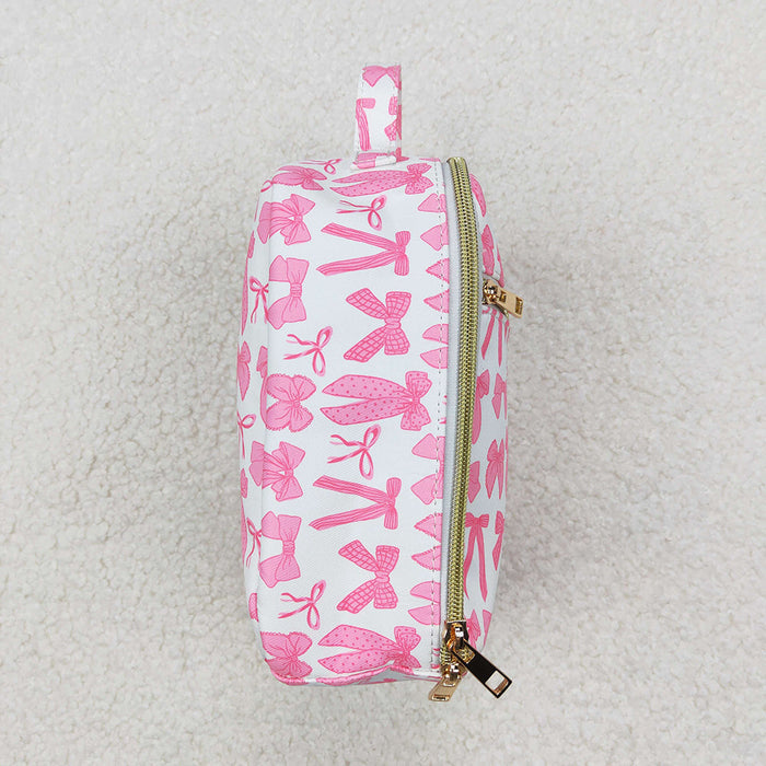 Baby Girls Pink Bows Lunch Dinner Picnic Box Bags