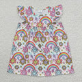 Baby Girls Sunflower Smile Pearl Knee Length Dress