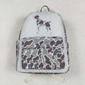 Baby Kids Boys Camo Dog Hunting Backpack Zip Back Bags