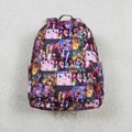 Baby Kids Demon Hunter Zipper School Back Bags