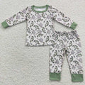 Baby Kids Fishing Boys Long Sleeve Pajamas Clothing Sets