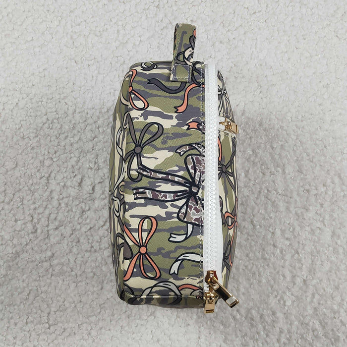 Baby Kids Southern Olive Camo Bows Lunch Boxes Bags