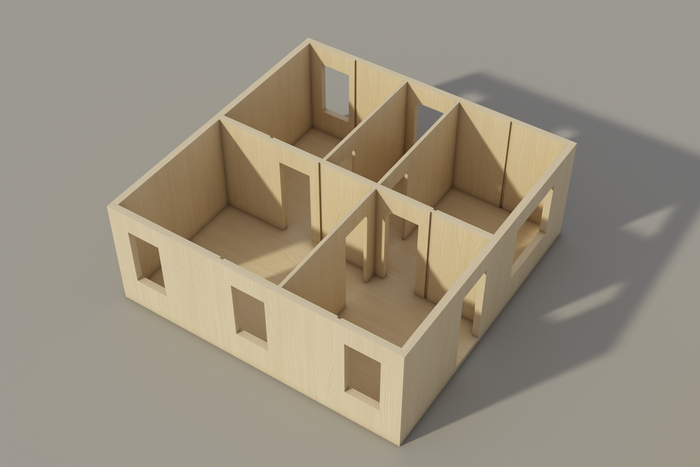 Barbie Doll House DIY Plans Dollhouse Kids Girls Toys Pretend Play Woodworking