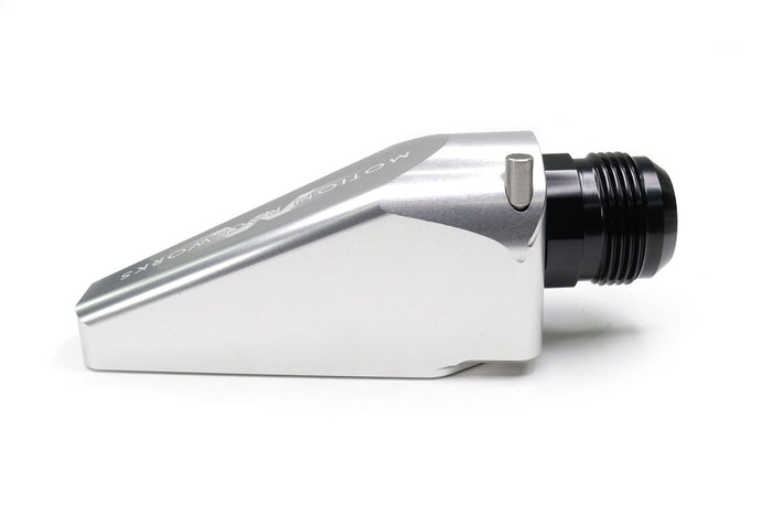 Billet Burn Down Breather Quick Release Fittings Clear Anodized (Pair) 32-130-Motion Raceworks-Motion Raceworks