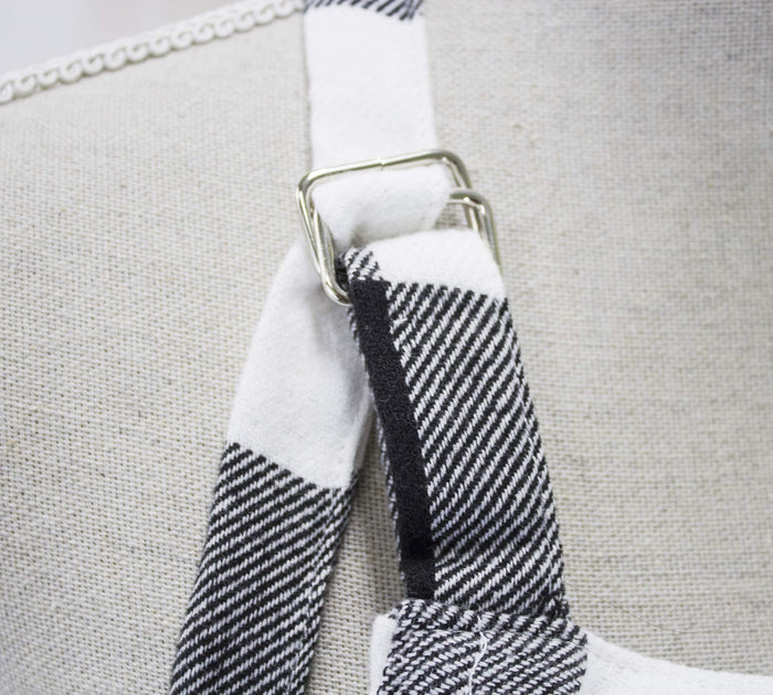 Black Buffalo Check Cotton Kitchen Apron