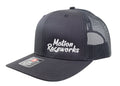 Black & Silver Retro Snapback Hat