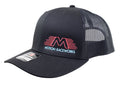 Black with Neon Flying M Snapback Hat
