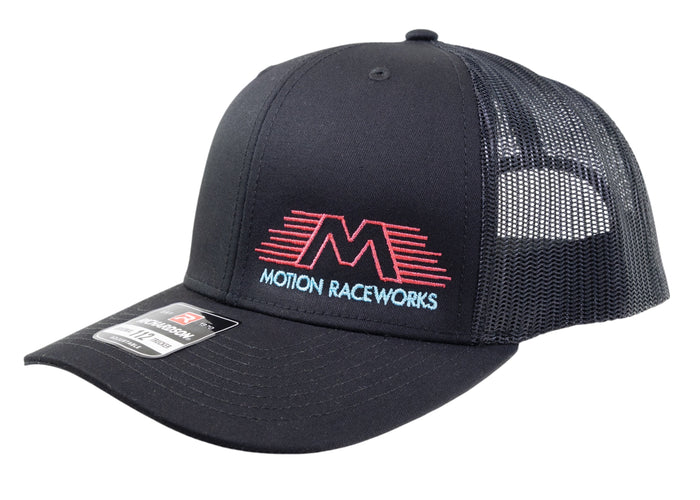 Black with Neon Flying M Snapback Hat