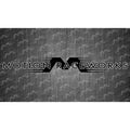 Black/White Motion Raceworks Large Decal 48"x6"-Motion Raceworks-Motion Raceworks