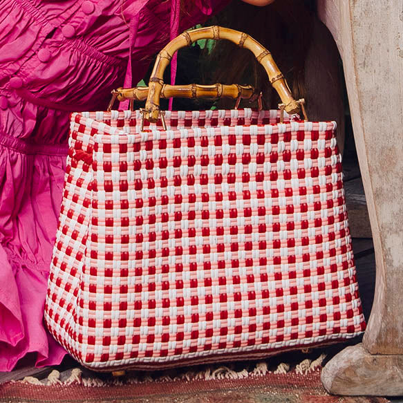 BrunnaCo - TUKU Montecito Recycled Market Tote Bag