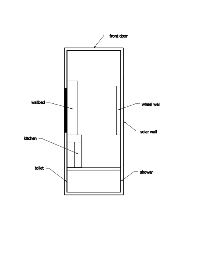 Build Your Own Tiny Homes - 8’ X 20’ DIY Plans Home Shell Garden Room