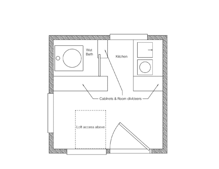 Build Your Own Tiny House 8'x 8' DIY Plans Cabin Tiny Homes Storage Workshop