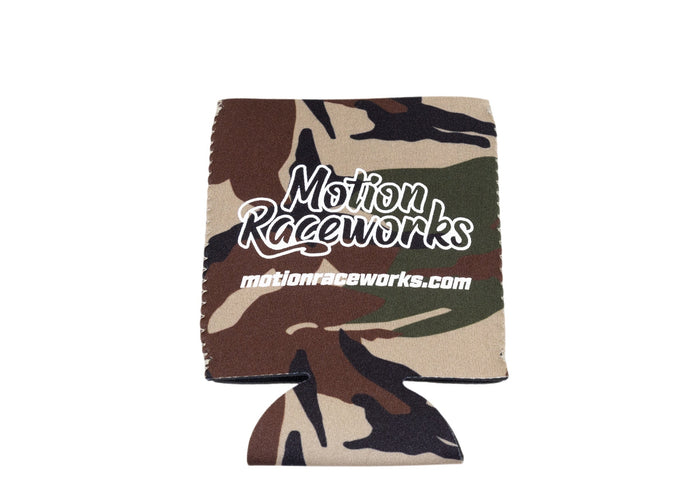 Camo Motion Logo Retro Koozie