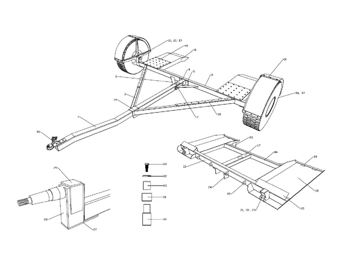 Car Tow Dolly DIY Plans Vehicle Carrier Car Towing System