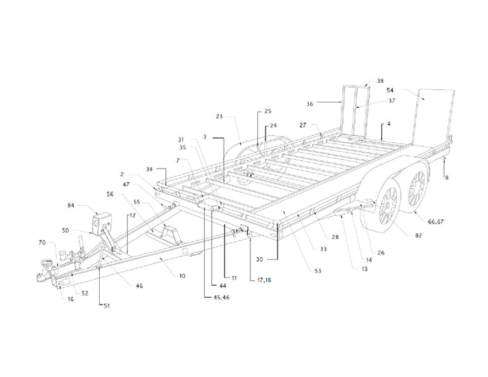 Car Trailer Hauler Plans DIY Homemade Open Auto Carrier Build Your Own