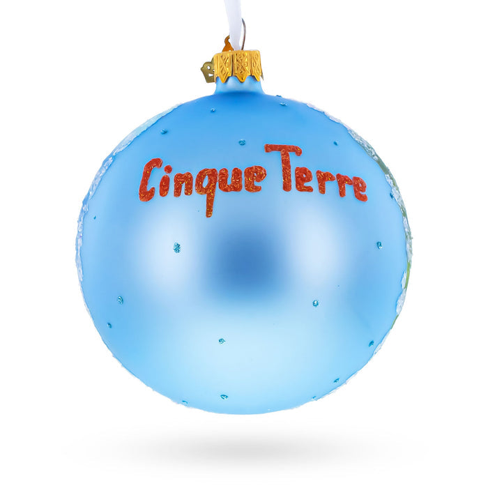 Cinque Terre, Italy Glass Ball Christmas Ornament