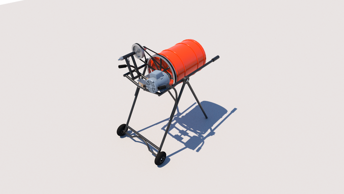 Concrete mixer DIY Plans Electric Cement Mixing Machine Portable Build Your Own