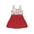 (Custom Design Preorder MOQ 5) Cartoon Mouse Bows Girls Sleeveless Tulle Dress
