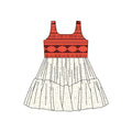(Custom Design Preorder MOQ 5) Cartoon Princess Girls Sleeveless Dress