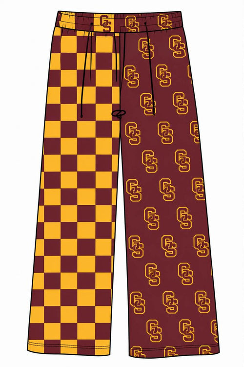 (Custom Design Preorder MOQ 5 Each) Teams Gibson Southern Titans Checkerd Kids & Adult Bottom Pants