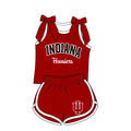 (Custom Design Preorder MOQ 5) Sport Teams Indiana Red Tank Top with Shorts Outfit