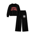 (Custom Design Preorder MOQ 5) Teams  Georgia Black Long Sleeve top with Pants Outfit