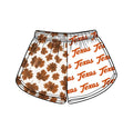 (Custom  Preorder MOQ 5) Baby Girls Leaves Texas Team Shorts Bottom
