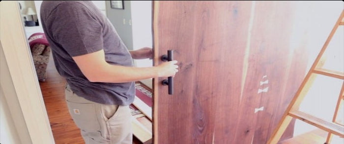 DIY Barn Door Plans - Woodworking Farmhouse Furniture - Build Your Own