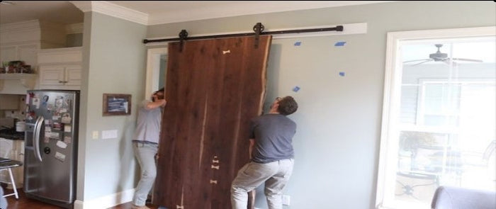 DIY Barn Door Plans - Woodworking Farmhouse Furniture - Build Your Own