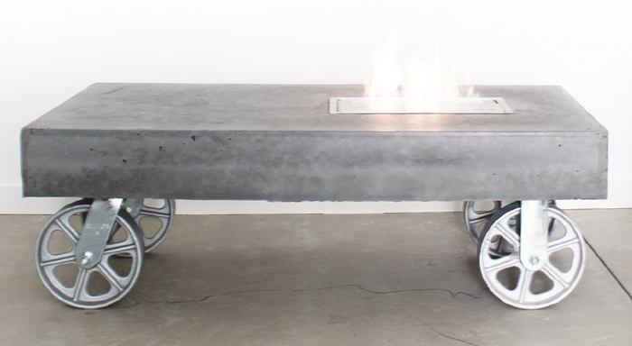 DIY Fire Table Plans - Outdoor Backyard Patio Fireplace Heater Pit