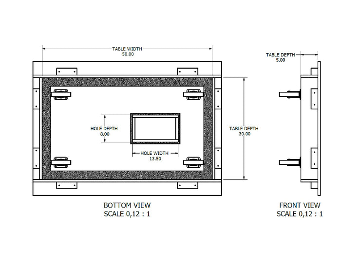 DIY Fire Table Plans - Outdoor Backyard Patio Fireplace Heater Pit