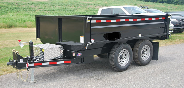 Dump Trailer Plans DIY Bumper Pull 45 Degree Tipping Angle 10'x6' Build a Dump Trailer