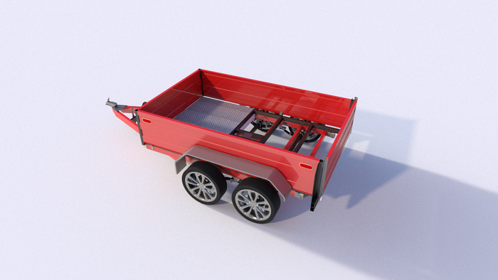 Dump Trailer Plans DIY Bumper Pull 45 Degree Tipping Angle 10'x6' Build a Dump Trailer