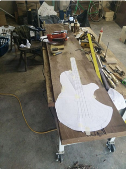 Electric Bass Guitar Build Kit - Free DIY Plans - Handmade Musical Instrument Woodworking