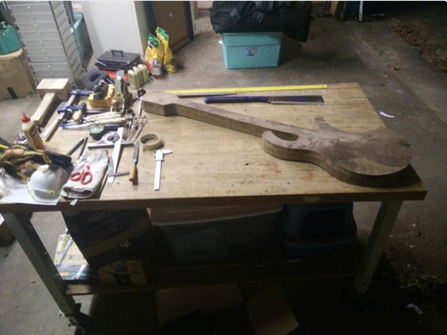 Electric Bass Guitar Build Kit - Free DIY Plans - Handmade Musical Instrument Woodworking