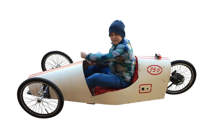 Electric Trike Bike Free DIY Plans - Children Tricycle 3 Wheel Ebike Retro Electric Bike