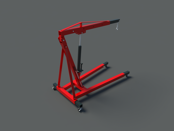 Engine Hoist DIY Plans - Work Shop Lifts Crane Garage Lift System Build Your Own